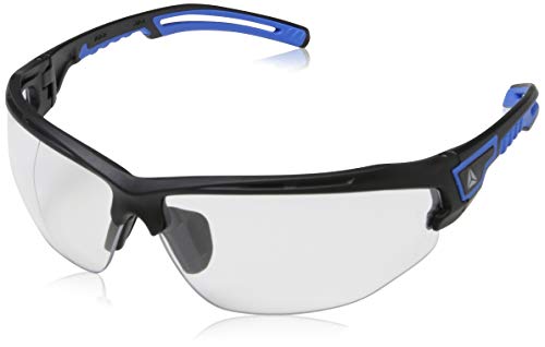 Delta Plus aso2fu Gafas de policarbonato, a partir de AR, Humo, artículo sin tamaño, 100 unidades)