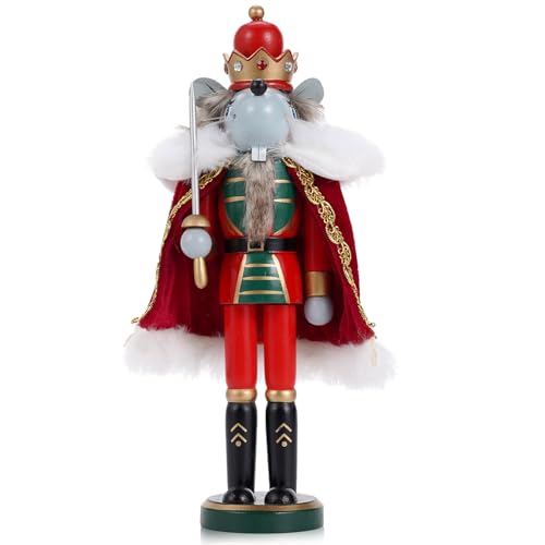 VorFor Nussknacker Figur Puppe,30cm Nussknacker,Weihnachtsdeko...