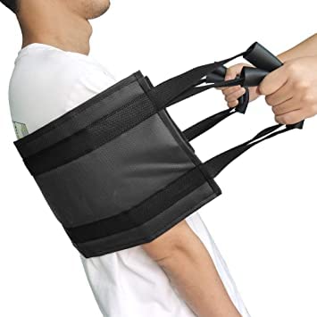 Patient stand up support belt, lifting care sling - used in bed, wheelchair, hospital and home care to help people with mobility difficulties to lift their bodies and relax their muscles