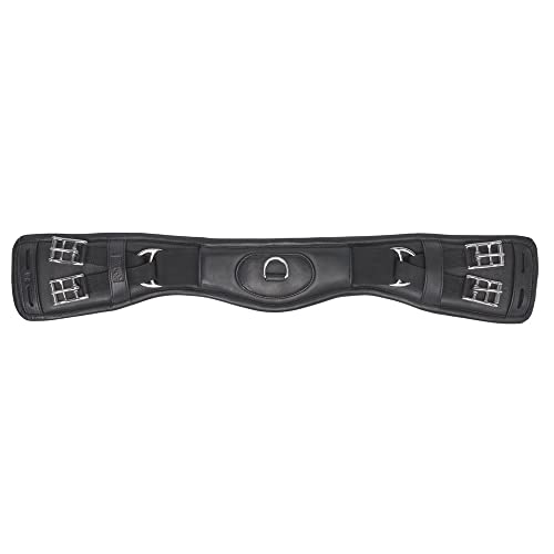 Dover Saddlery Indulge Short Girth, Color: Black, Size: 32