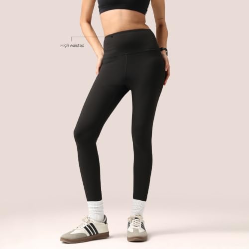 Image of BlissClub The Ultimate Leggings Lite, Ankle Length Tights for Women for Gym, Yoga and Workout with High Waist, Regular (for Women Upto 5'4)