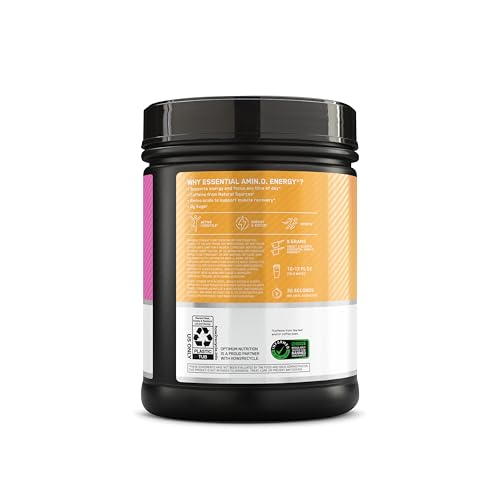 Image of Optimum Nutrition Amino Energy - Pre Workout with Green Tea, BCAA, Amino Acids, Keto Friendly, Green Coffee Extract, Energy Powder - Tropical Sunrise, 20.6 Ounce, 65 Servings (Packaging May Vary)
