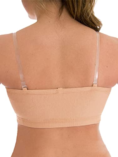 Image of eDESIRE Women's Invisible Clear Adjustable Shoulder Transparent Silicone Bra Straps | Bra Straps Only, Free Size