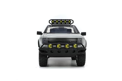 Jada Just Trucks 1:24 Ford F-150 SVT Raptor Die-Cast Gris miniatura 6