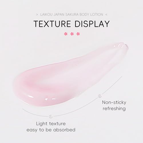 BSMKCL Luxury Firming Body Lotion for Women Extra Dry Skin Repair - Hydrating, Nourishing JAPAN SAKURA Glowing Moisturizer Cream with Niacinamide & Vitamin C, Non-Sticky & Fast Absorbing, Silky, 200ml