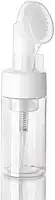 Frasco Pump Espumador com Escova de Silicone - 100ml para Skincare, Limpeza Facial Profunda e Economia de Cosméticos