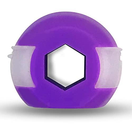 FIT PICK Pro Jawline Exerciser Tool Men&Women,Tones Face,Jaw&Neck,Jaw Exerciser Help Defines Jawline,Jawline Exerciser Helps Reduce Craving Stress Jaw Liner Tools For Men&Women,Jawline Shaper (Purple, Intermediate-Advanced) (Intermediate-Advanced (Purple))