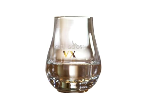 Grey Goose VX Crystal Tulip Tasting Glass, Premium Vodka Snifter - Set of 2