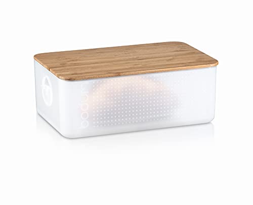 BODUM 11555-913 BISTRO Bread box, White, Mushroom, L