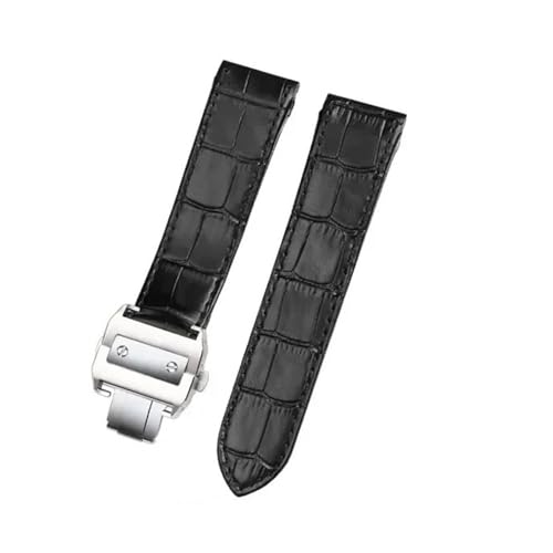 Bracelet montre Cartier Santos 100 cuir vache de rechange 20mm