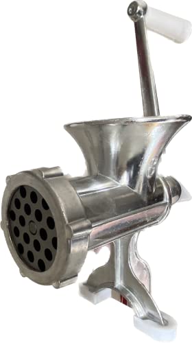 Picador de Carne Manual con Manivela de Alumino para hacer Carne Picada en casa fácil.