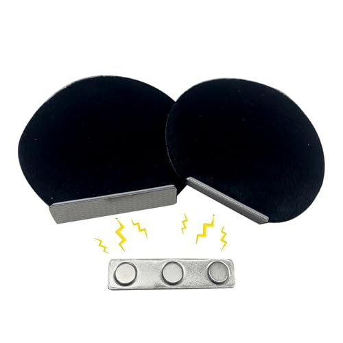 Magnetic Mouse Ears Attach to Any Hat, Removable Mouse Ears for Men Women Boys and Girls Black - Image 3