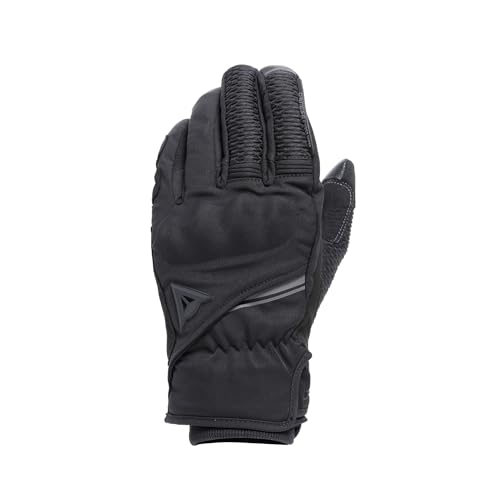 Dainese - Trento D-Dry® Gloves, Guantes de Invierno para Moto, Impermeables, con Protectores de Nudillos, Hombre, Negro/Negro, M