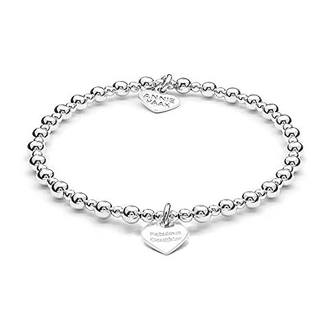 Annie Haak Mini Orchid Silver Charm Bracelet - Fabulous Daughter-19cm Cover