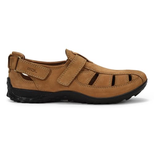 Woodland Men Khaki Closed Toe Sandal