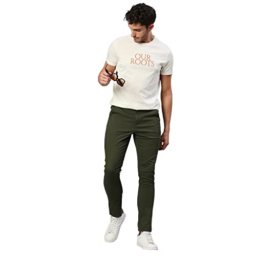 Image of Dennis Lingo Men's Pure Cotton Embroidered Half Sleeves Casual T-Shirt