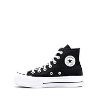 Converse Chuck Taylor All Star Lift Platform HI, Black/White, 10.5 Women/8.5 Men