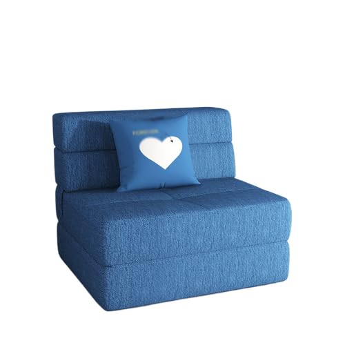 KIBONCY Bloque De Sofá De Piso Plegable Tapizado De Tela, Estera De Descanso Convertible Segmentada, Pieza De Descanso Multiusos For Relajación En La Sala De Estar(C,150cm)