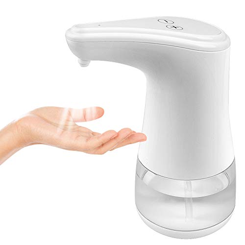 mixigoo Automatic Alcohol Dispenser 360ml-Touchless Hands-Free Infrared Motion Sensor, Adjustable Waterproof Watery,Hand Suitable for Home, Restaurant, School, Hotel