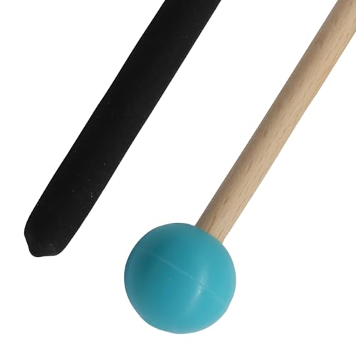 Par de baquetas de percusión de 22.5 cm, azul miniatura 4