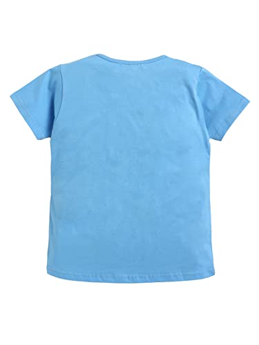 Image of Girls Set of Cotton CartoonPrinted Tshirt Pajama Regular Fit