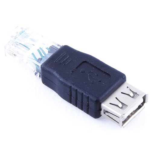 Adaptador LAN RJ45 Macho a USB Hembra, Conversor de Cable Red