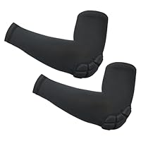 2 Pc Gepolsterte Armschoner, Torwart Ellenbogenschützer, Ellbogenschoner Sport, Armlinge Ellenbogenpad, Volleyball Armschoner Herren, Handball Oberarm Schoner für Basketball Softball Cricket Fußball