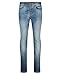 Buffalo David Bitton Men's Slim Ash Jeans, Authentic and Sanded Indigo, 33W x 30L