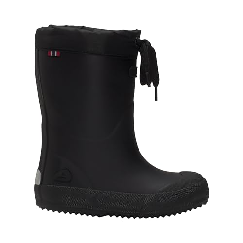 Viking Unisex Kinder Indie Thermo Wool Gummistiefel, Schwarz, 29...