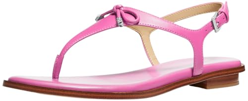 Michael Kors Womens Nori Flat Thong Sandal Cerise 6