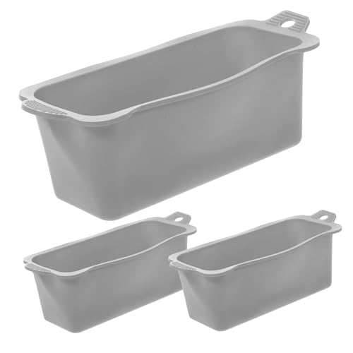 MOLUCKFU Grease Catcher Liner for Gas Grill Silicone Grease Cup Accessory Reusable Drip Pan Liner