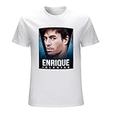 WELENAGA Men's Enrique Iglesias T-Shirts White S
