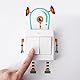 SUPERDANT 6 Stil Roboter Lichtschalter Wandaufkleber Lustiger Wandsticker Roboter Lichtschalter Wandtattoo Vinyl Wandsticker Für Kinderzimmer Wohnzimmer Kindergarten Klassenzimmer Dekorationen