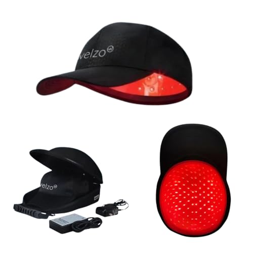 Welzo Blueprint Red Light Therapy Hair Cap – 650nm LED Laser Hair Growth Cap for Men & Women – Red Light Hair Therapy for Hair Regrowth, Scalp Health & Hair Loss Treatment – Rechargeable Design