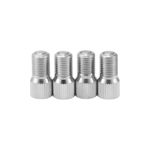 VekAuto 4 Pcs 19Mm Pneu Valve Rallonge Universel Nickelé Plaqué 180 Degrés Pneu Valve Tige Rallonge pour Voiture Moto VR Camion Vélo