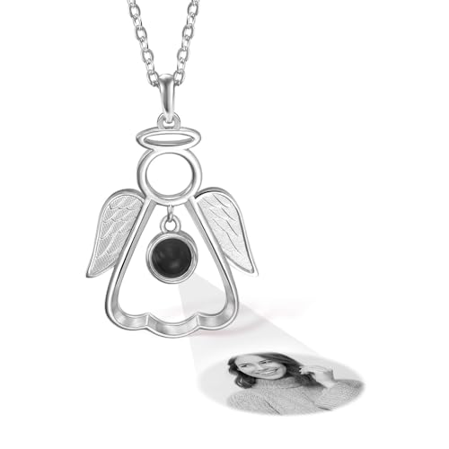 callie Personalized Picture Necklace - Custom Angel...