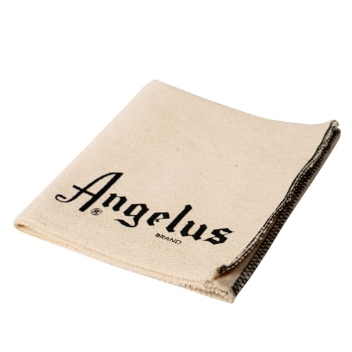 Angelus Professional Shoe Shine Cloth - 100% Cotton Lint-Free Buffing Rag for Leather Boots & Sneakers - 20 x 6 (2-Pack)