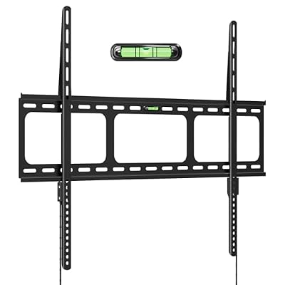 JYLH JOYSEEKER Ultra Slim TV Mount,0.63" Low Profile TV Wall Mount Bracket for Most 50"-100", Fixed TV Wall Mount Fits up to VESA 800x600mm 220lbs, Easy Assembly Flat TV Hanger