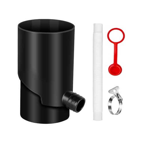 Barril De Recolección De Agua: Kit De Barril De Lluvia con Bajante De Bajante Resistente A La Intemperie Y A Prueba De Fugas, Recolección De Agua De Portátil | Colector De Lluvia De Jardín para