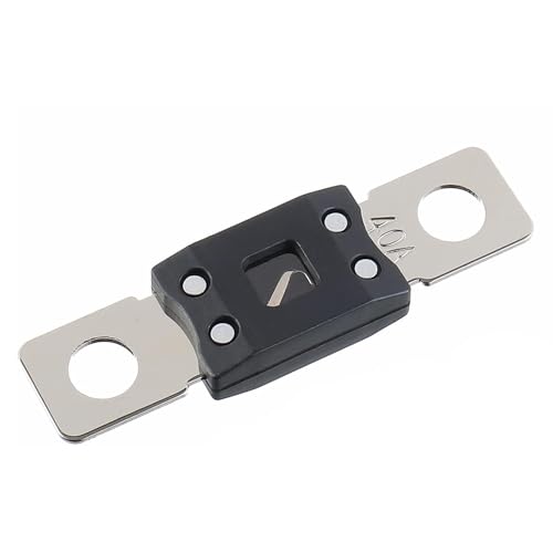 BOJACK MEGA/AMG High Current Fuse Bolt-on Fuse 40A Amp for Cars, Trucks, Construction Vehicles, Buses, Caravans (Pack of 2 ANM Fuses 40A)