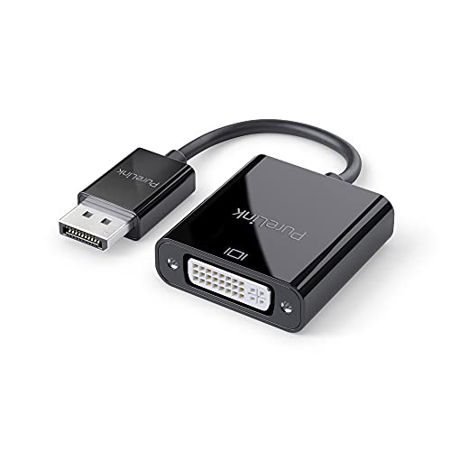 PureLink DisplayPort auf DVI Adapter, 1920x1200 WUXGA Aufl&ouml;sung, 4,95GB/s Bandbreite, vergoldete Steckkontakte, 0,15m, schwarz