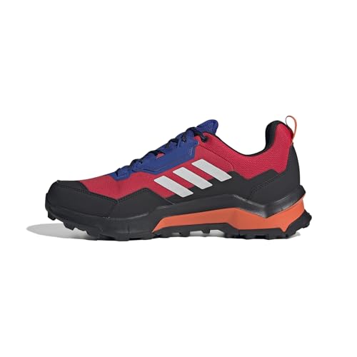 adidas Terrex AX4 Gore-Tex Hiking Shoes, Zapatos de Senderismo Hombre, Pure Ruby/Grey One/Semi Lucid Blue, 44 EU