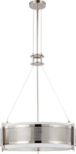 Buy 2 get 3 NUVO 60/4443 Four Light Pendant, Unknown, Polished Nickel Black Friday - 40% OFF NUVO 60/4443 Four Light Pendant, Unknown, Polished Nickel
