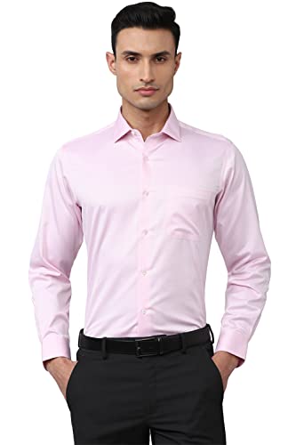 Image of Van Heusen Men's Cotton Solid Regular Fit Shirt
