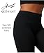 Hanes EcoSmart High-Waisted Shaping Leggings for a Smooth Finish, Black, Size Large (Pack of 1)
