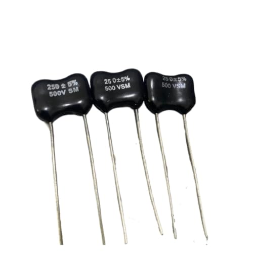 Condensateurs mica argenté 250PF 500V P10 pour circuit audio et radio