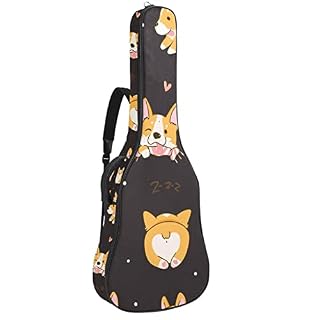 Hondank Housse de transport étanche pour guitare avec bandoulière réglable Motif alpaga et fleurs, Multicolore 03., 42… - Les Beatles, Paul McCartney, John Lennon, RIngo Starr, George Harrison