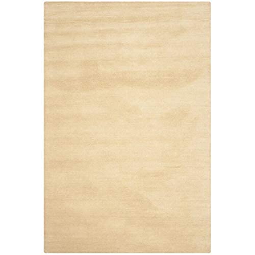 ZARACARPETS Solid Plain Exported Quality Hand Made Carpets and Rug Size 9 Feet by 12 Feet (9x12 feet) Gold