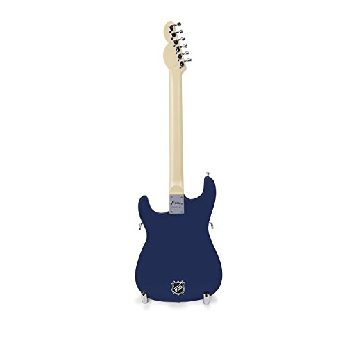 Image of Woodrow Guitar by The Sports Vault NHL Winnipeg Jets Collectible Mini NorthEnder Guitar