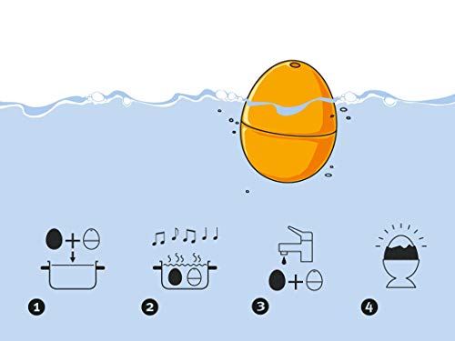 Brainstream Pirate Beepegg, Singing And Floating Egg Timer For Boiling Perfect Soft, Medium Or Hard Eggs, Plays 3 Melodies For 3 Degree Of Hardness, A004690 #TOP1